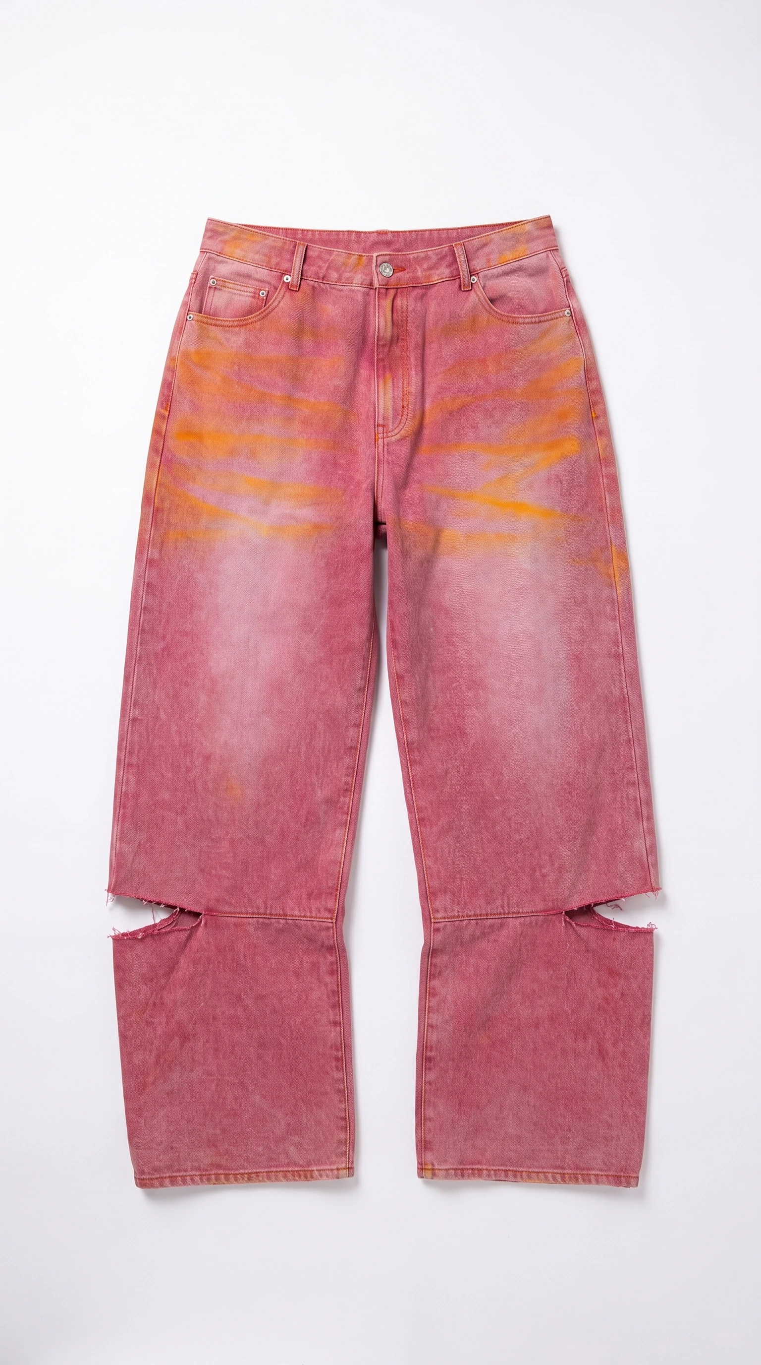 Mostaza y Denim Rosa: detalle de la prenda, tejido y acabados, fotografía de producto (3 de 7) — Centrix Core